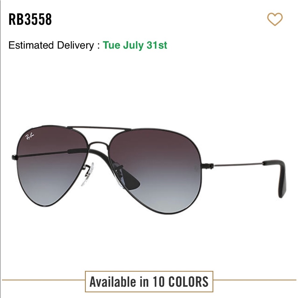Ray-Ban Black Aviators